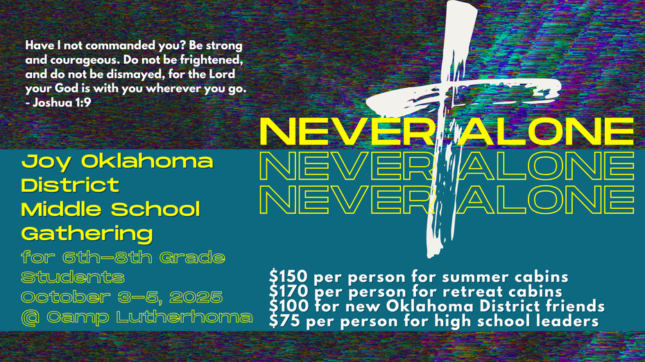 JOY at Lutherhoma jr high gathering