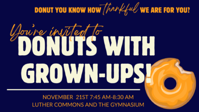 Donuts with Grown-Ups