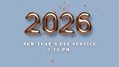 New Year’s Eve Worship
