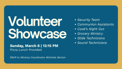 Volunteer Showcase