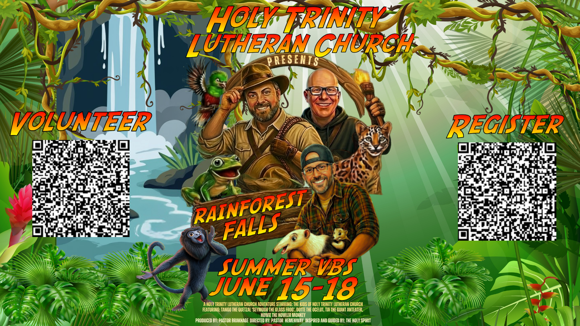Vacation Bible School Registration