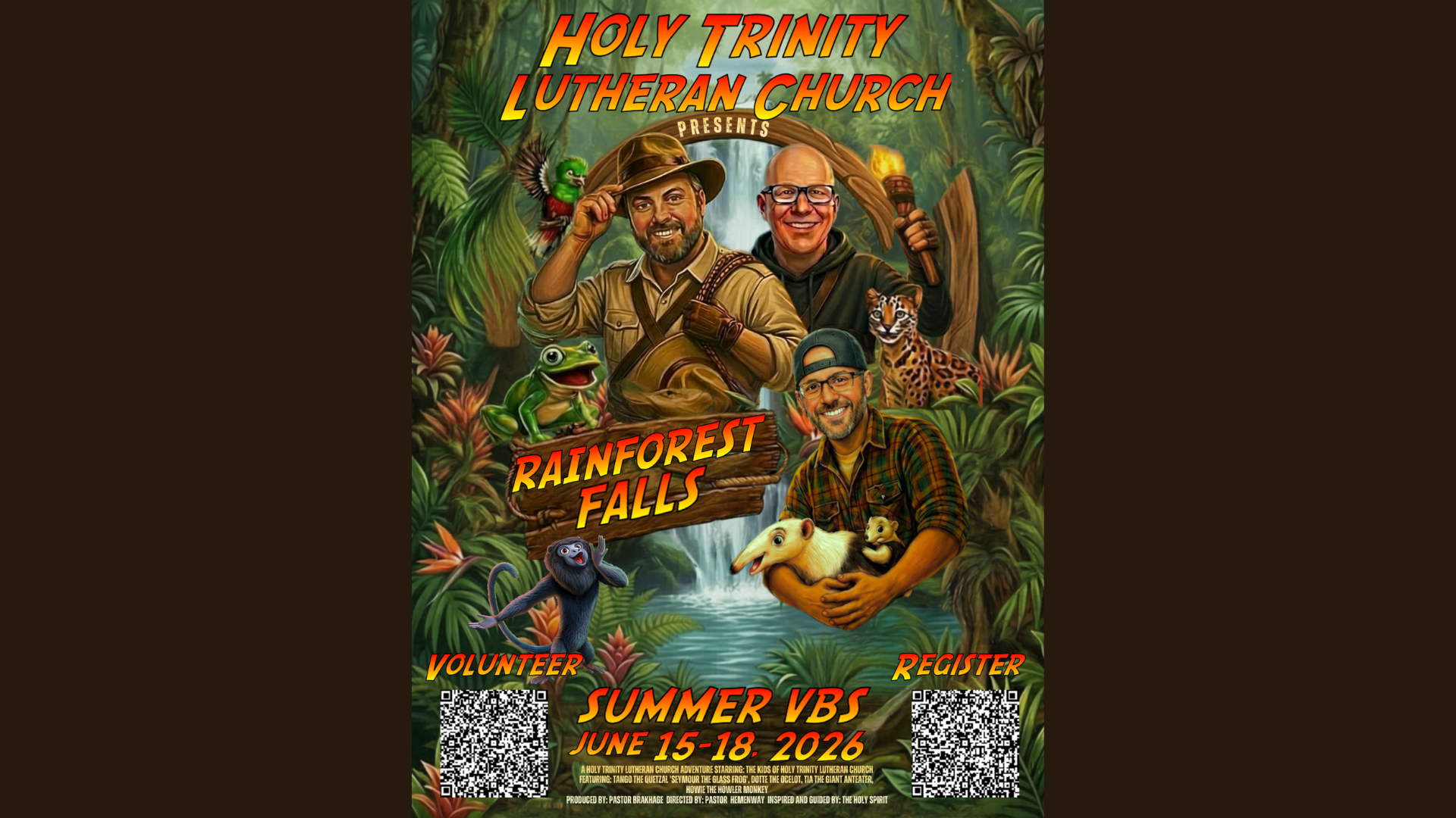 Vacation Bible School Registration