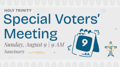 Special Voters Meeting for Capital Campaign Updates