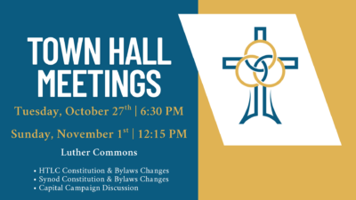 Upcoming Town Hall Meetings